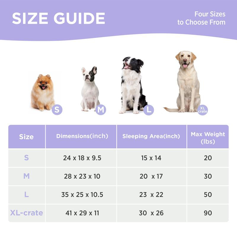 Lesure Orthopedic Dog Bed Sofa for Dogs & Cats - Waterproof Dog Couch with Removable Washable Cover, Cute Aesthetic Pet Sofa Couch with Egg Crate Foam