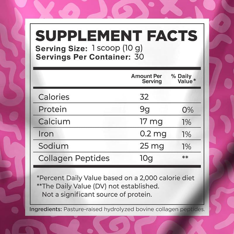 Multi Collagen Peptides Powder - Hydrolyzed Protein Peptides Unflavored Hydrolyzed Supplement for Women Colageno - Instaskincare