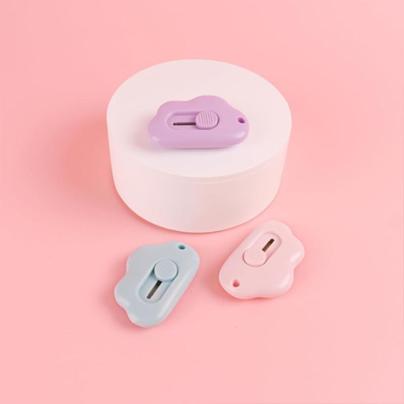 Cute Cloud Cutting Tool – Mini Paper Cutting Tool for Keychain, Pouch, Packaging & Mail