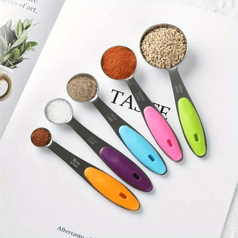 Measuring Cups & Spoons Set, Stainless Steel Measuring Cup & Measuring Spoon, Utensils for Kitchen, Kitchen Gadgets