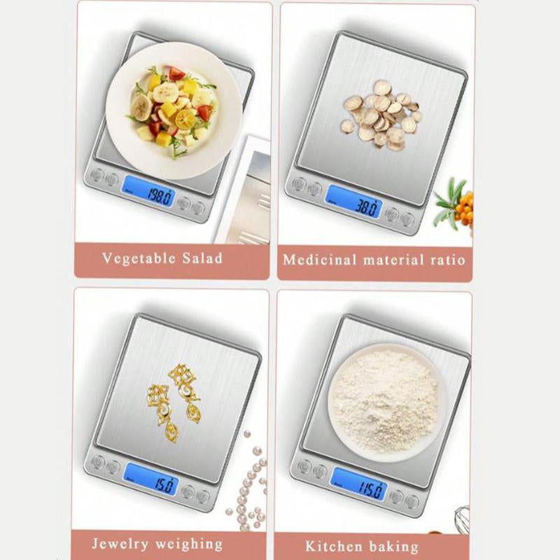 Food Scale, Portable Kitchen Scale, Stainless Steel Weighing Scale for Indoor & Outdoor, Kitchen Gadgets, Kitchen Accessories, Dorm Accessories, Halloween Gifts