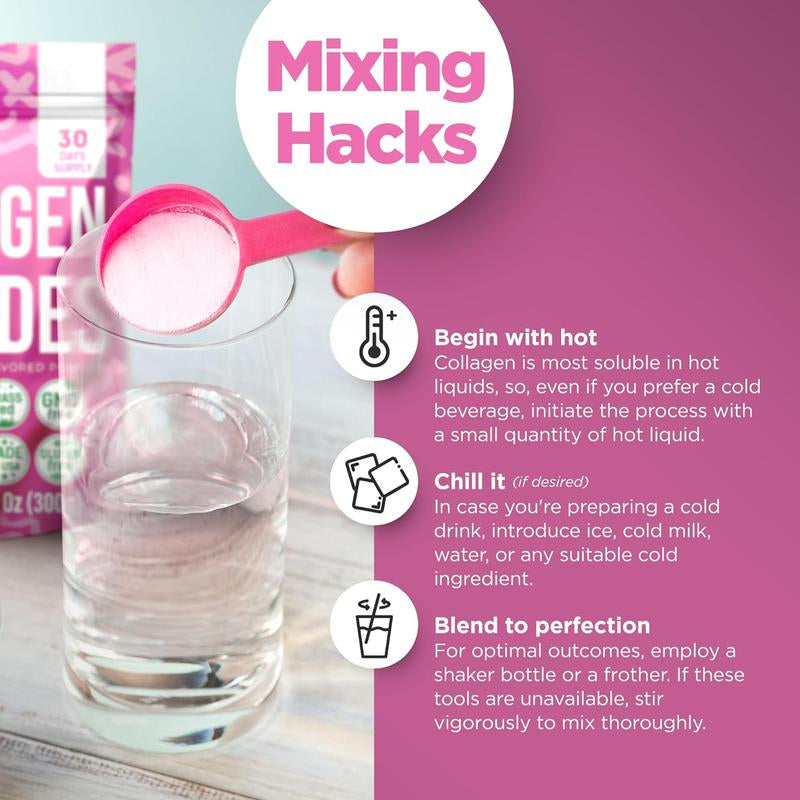 Multi Collagen Peptides Powder - Hydrolyzed Protein Peptides Unflavored Hydrolyzed Supplement for Women Colageno - Instaskincare