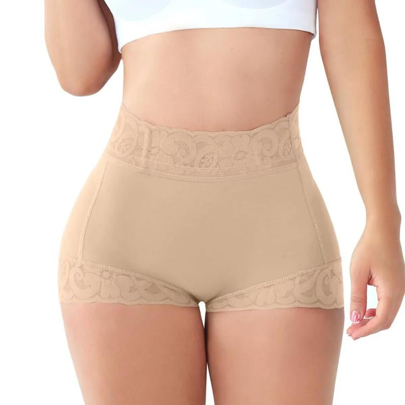 Curvy-Faja Women'S Waist Lace Shapewear Shorts Classic Daily Wear Shapewear Butt Lifter Panty