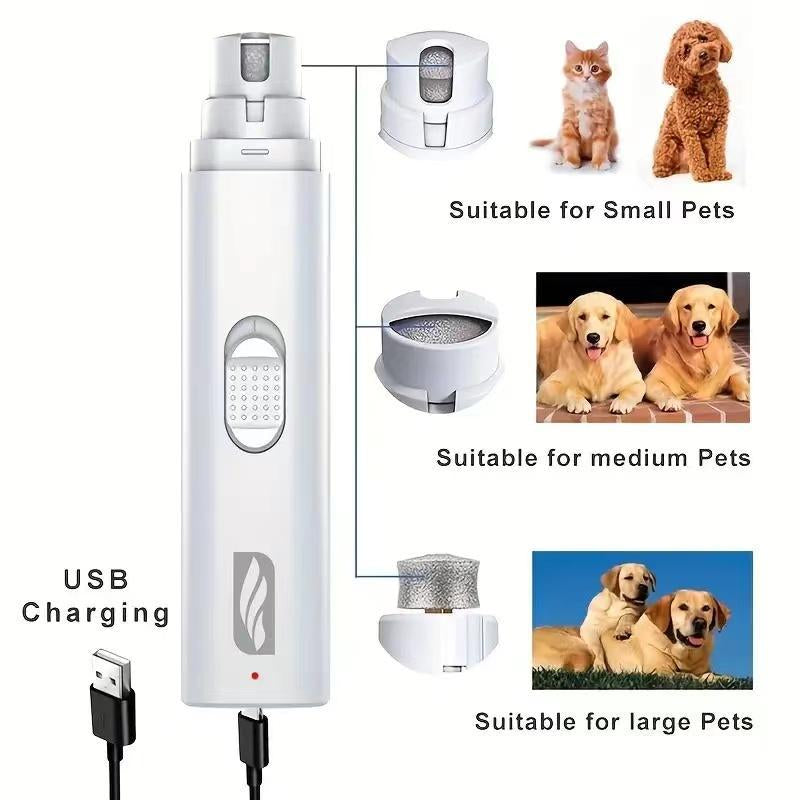 Comfort Cordless Dog Nail Clipper, Summer Electric Dog Nail Trimmer, Rechargeable Pet Paw Grooming Trimmer, Pet Grooming Tool, Dog Stuff, Cat Accessories, Pet Nail Care Machine, Pet Care Supplies, Fall Gift
