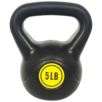 Kettlebell Training Set - Durable Vinyl Coated Kettlebell Exercise Weight Set with Wide Grip Design, 3 Weight Options: 30 Lb, 45 Lb, 50 Lb
