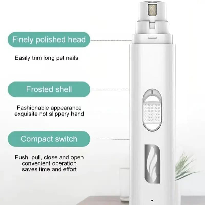 Comfort Cordless Dog Nail Clipper, Summer Electric Dog Nail Trimmer, Rechargeable Pet Paw Grooming Trimmer, Pet Grooming Tool, Dog Stuff, Cat Accessories, Pet Nail Care Machine, Pet Care Supplies, Fall Gift