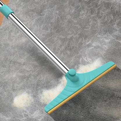 Cat Hair Remover, Adjustable Pet Hair Remover, Pet Cleaning Brush with Hanging Ring, Power Broom, Pet Hair Remover Tool for Carpets Floor Use, Valentine'S Day Gift