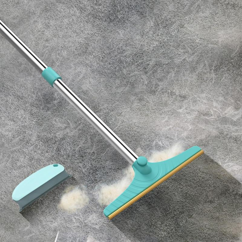 Cat Hair Remover, Adjustable Pet Hair Remover, Pet Cleaning Brush with Hanging Ring, Power Broom, Pet Hair Remover Tool for Carpets Floor Use, Valentine'S Day Gift