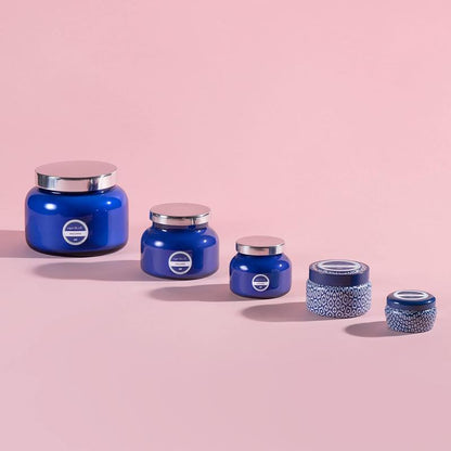 Capri Blue Volcano Scented Candle 19 Oz | Burn Time: up to 85 Hours | Blue Signature Jar Candle - Luxury Aromatherapy Candle - Glass Candle with Soy Wax Blend Holiday Candle Mom Candle Soy Candle Decor Glass