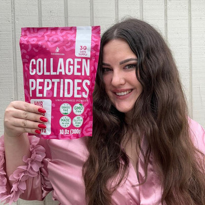 Multi Collagen Peptides Powder - Hydrolyzed Protein Peptides Unflavored Hydrolyzed Supplement for Women Colageno - Instaskincare