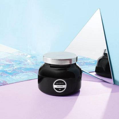 Capri Blue Volcano Scented Candle 19 Oz | Burn Time: up to 85 Hours | Blue Signature Jar Candle - Luxury Aromatherapy Candle - Glass Candle with Soy Wax Blend Holiday Candle Mom Candle Soy Candle Decor Glass