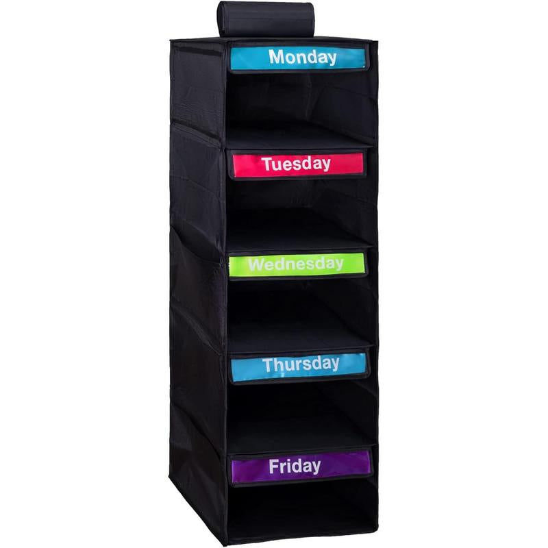 Hanging Clothes Storage Bag, Household Daily Clothing Classification Storage Bag, Monday to Friday Clothes Organizer for Home Use, Boyfriend Gift, Valentine'S Day Gift