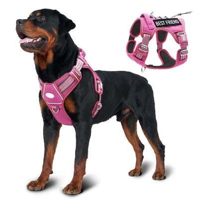 【Deals for Your】Auroth Tactical Dog Harness for Small to Large Dogs , Durable Reflective Dog Harness, Easy to Control, Large Dogs No Pull Adjustable Pet Harness, Dog & Cat Accessories, Pet Supplies