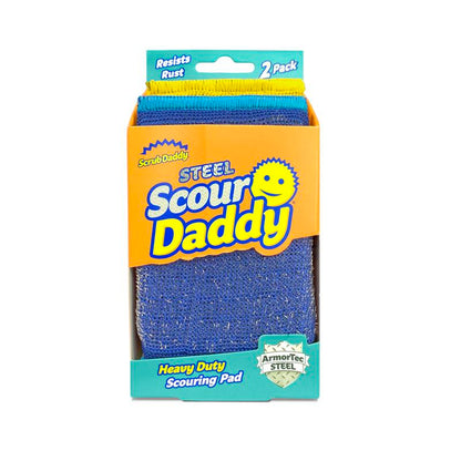 Scour Daddy Steel (2Ct) - Scouring Pads