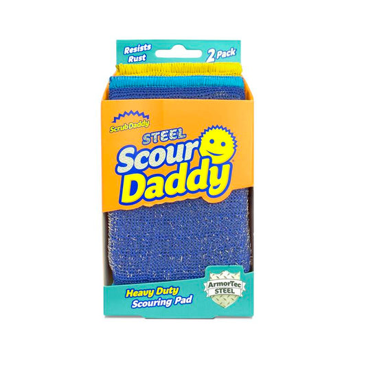 Scour Daddy Steel (2Ct) - Scouring Pads