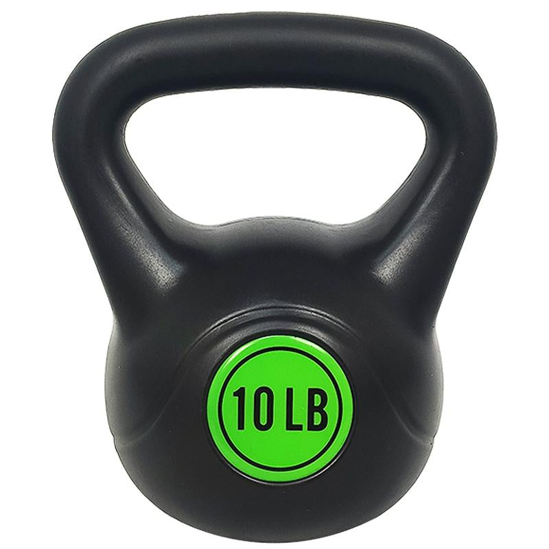 Kettlebell Training Set - Durable Vinyl Coated Kettlebell Exercise Weight Set with Wide Grip Design, 3 Weight Options: 30 Lb, 45 Lb, 50 Lb