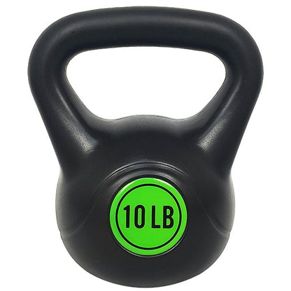 Kettlebell Training Set - Durable Vinyl Coated Kettlebell Exercise Weight Set with Wide Grip Design, 3 Weight Options: 30 Lb, 45 Lb, 50 Lb