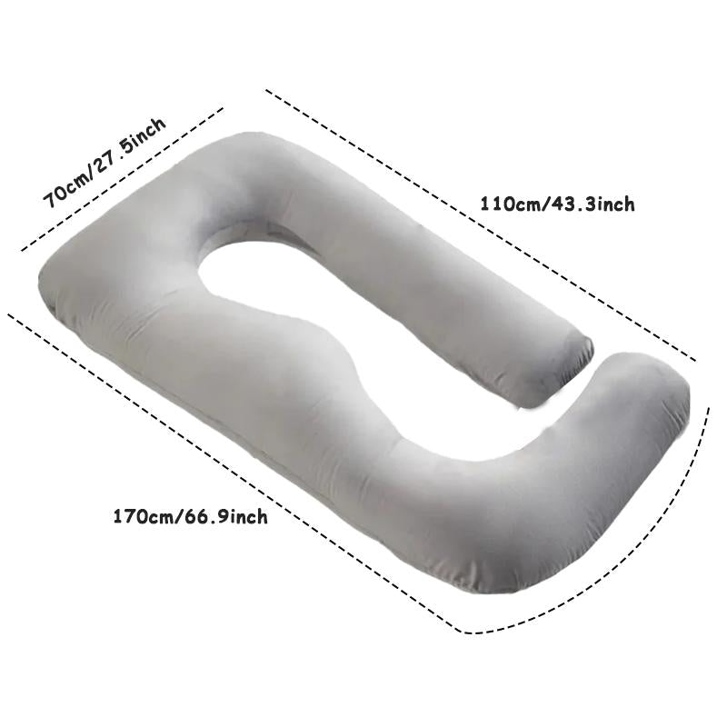 TTZZ Pregnancy Pillows, U-Shape Full Body Pillow, Removable Cooling Cover, Pregnancy Pillows for Sleeping, Body Pillows for Adults, Maternity Pillow and Pregnancy Must Haves